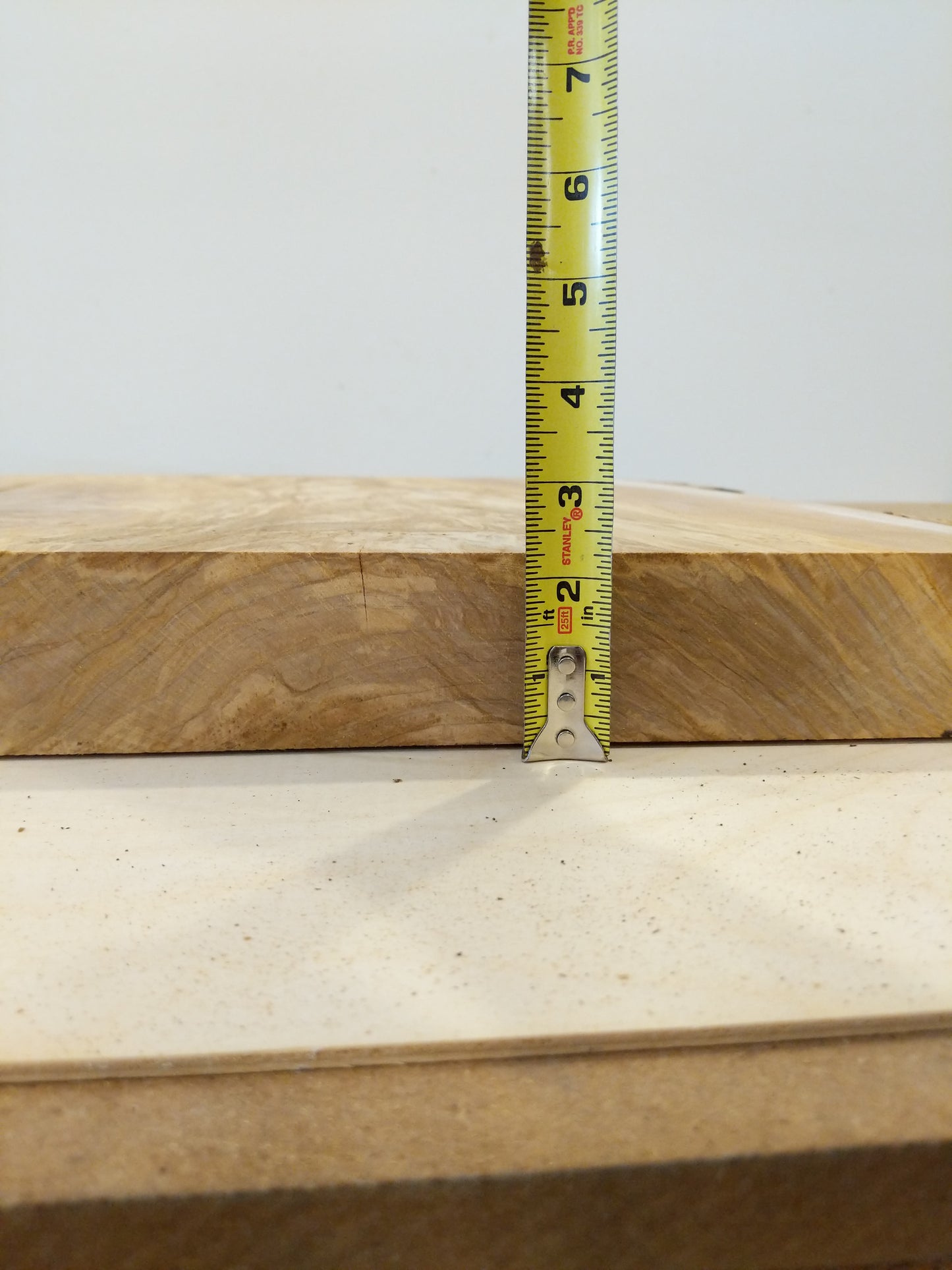 Italian Olive Wood Live Edge Mini Slab