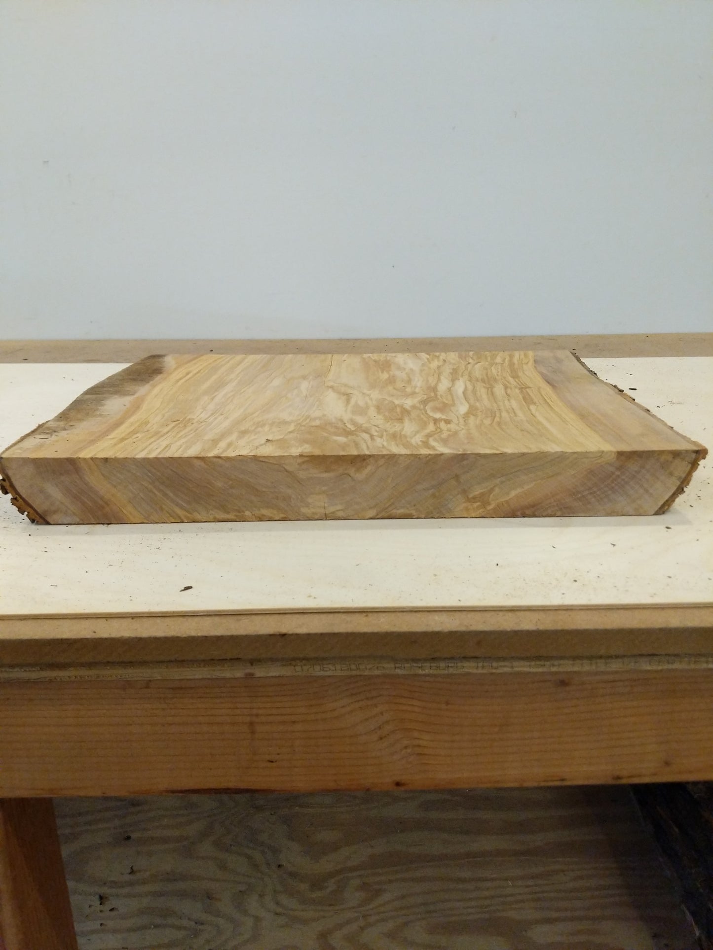 Italian Olive Wood Live Edge Mini Slab
