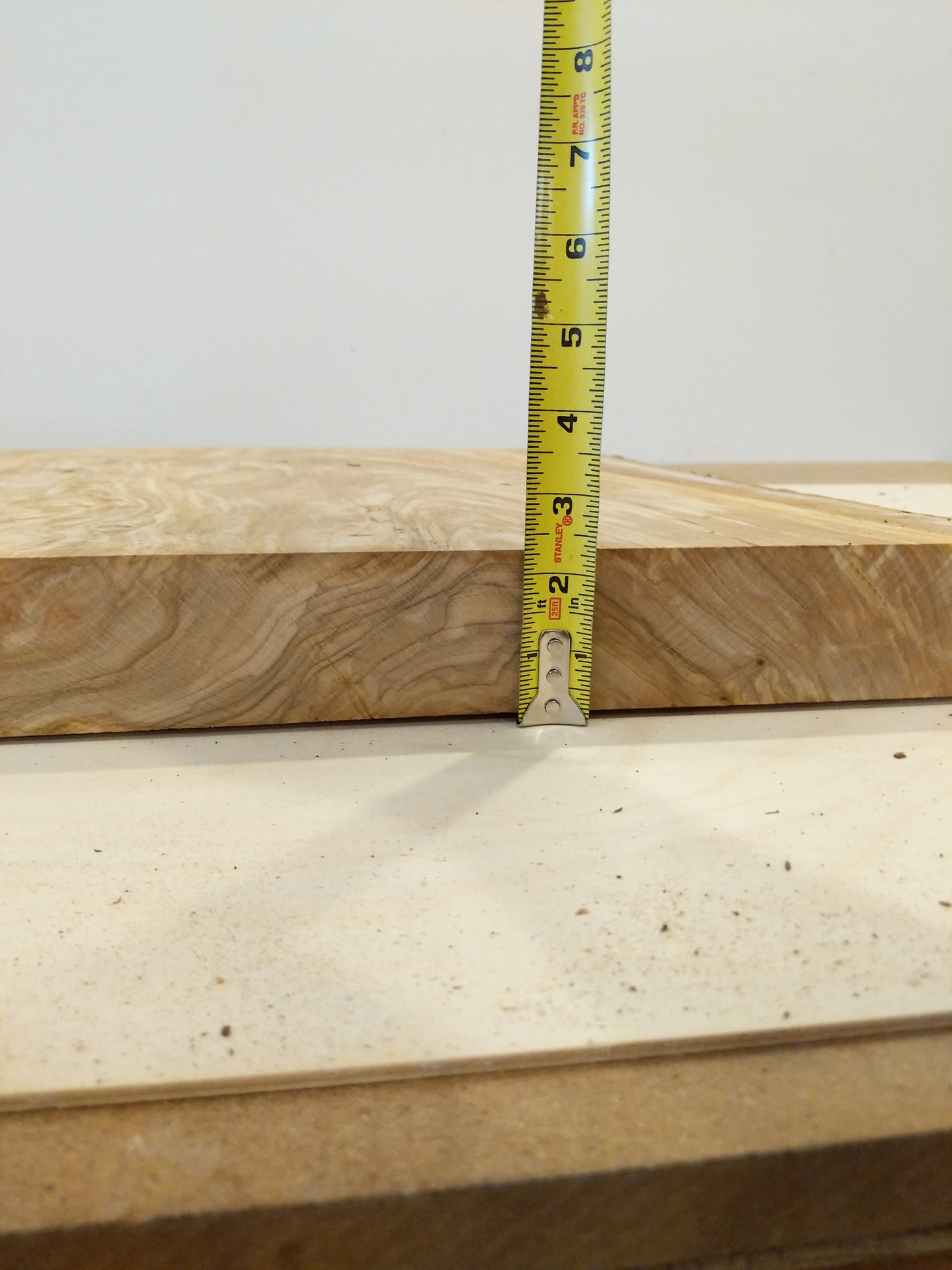 Italian Olive Wood Live Edge Mini Slab