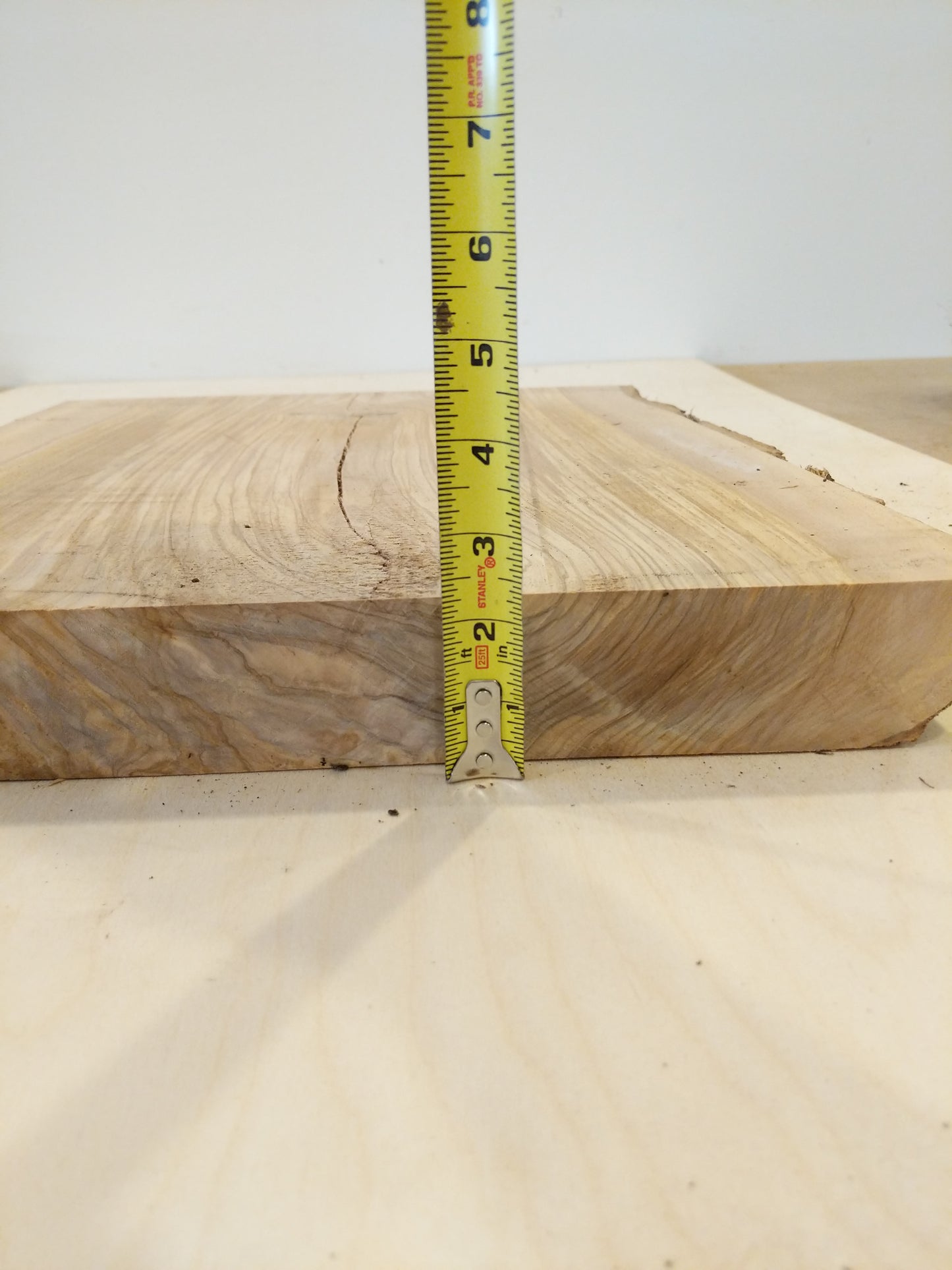Italian Olive Wood Live Edge Mini Slab