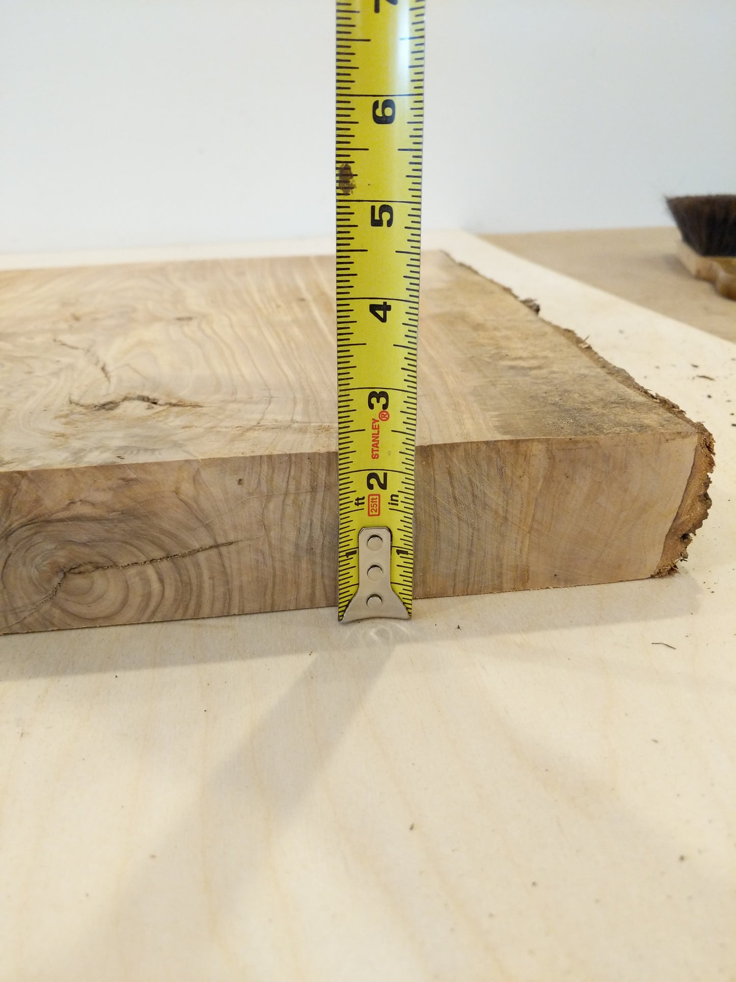 Italian Olive Wood Live Edge Mini Slab