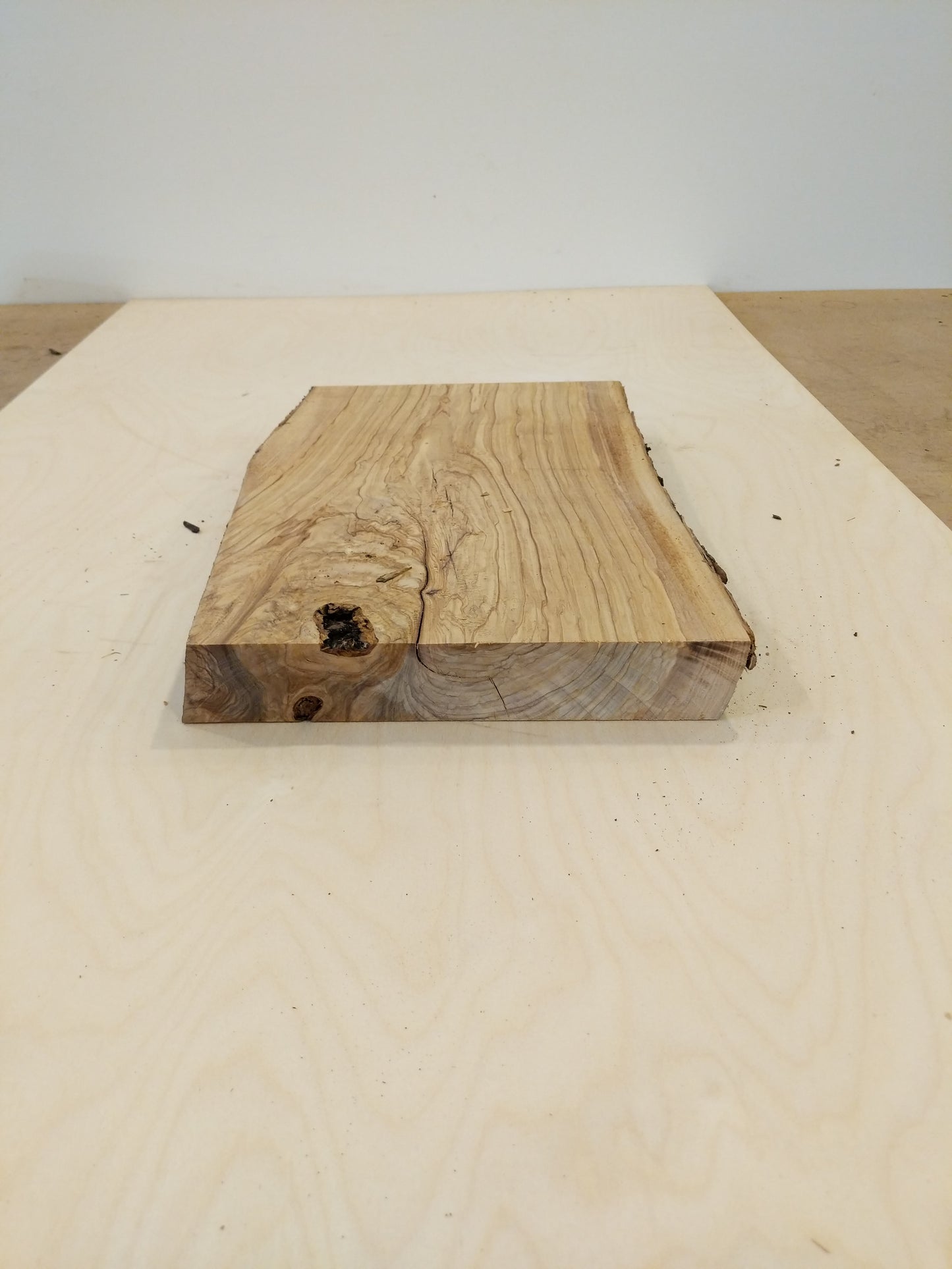 Italian Olive Wood Live Edge Mini Slab