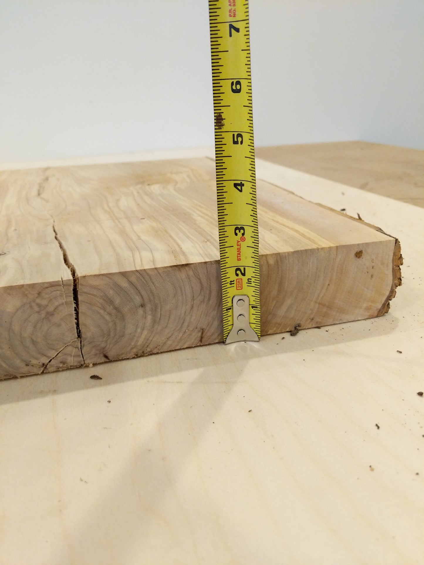 Italian Olive Wood Live Edge Mini Slab