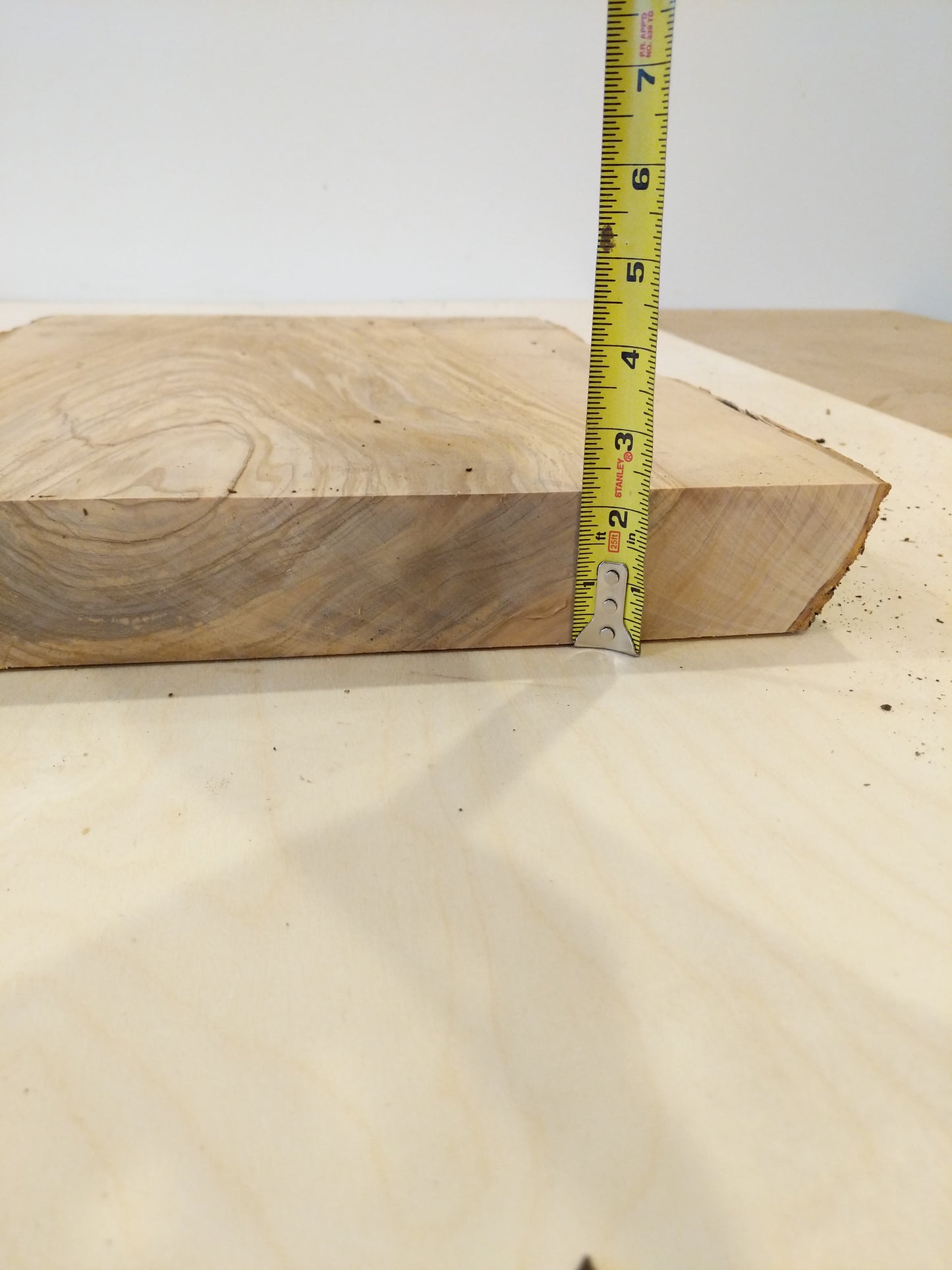 Italian Olive Wood Live Edge Mini Slab