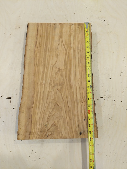 Italian Olive Wood Live Edge Mini Slab