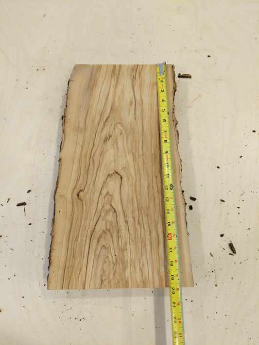 Italian Olive Wood Live Edge Mini Slab