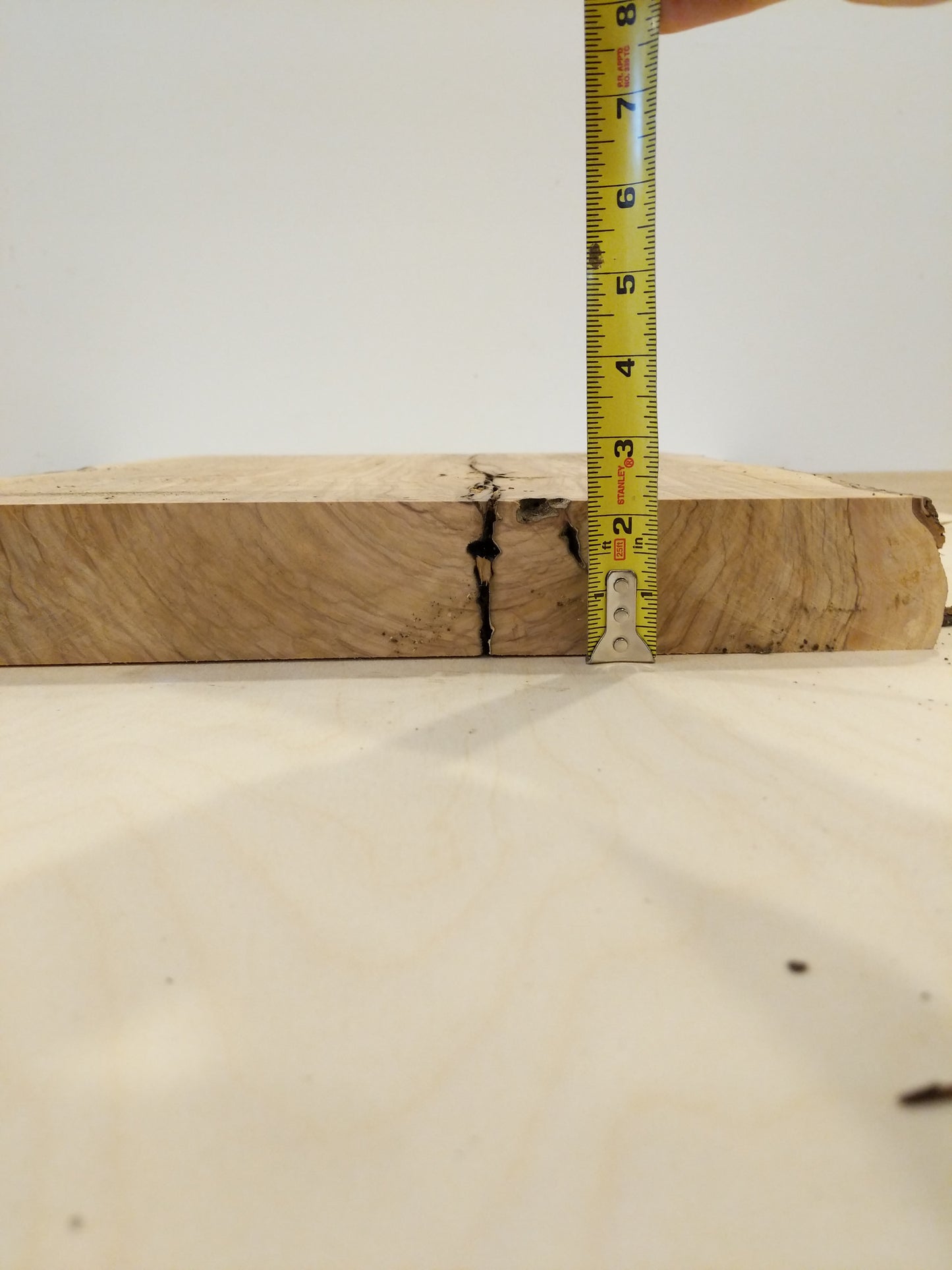 Italian Olive Wood Live Edge Mini Slab