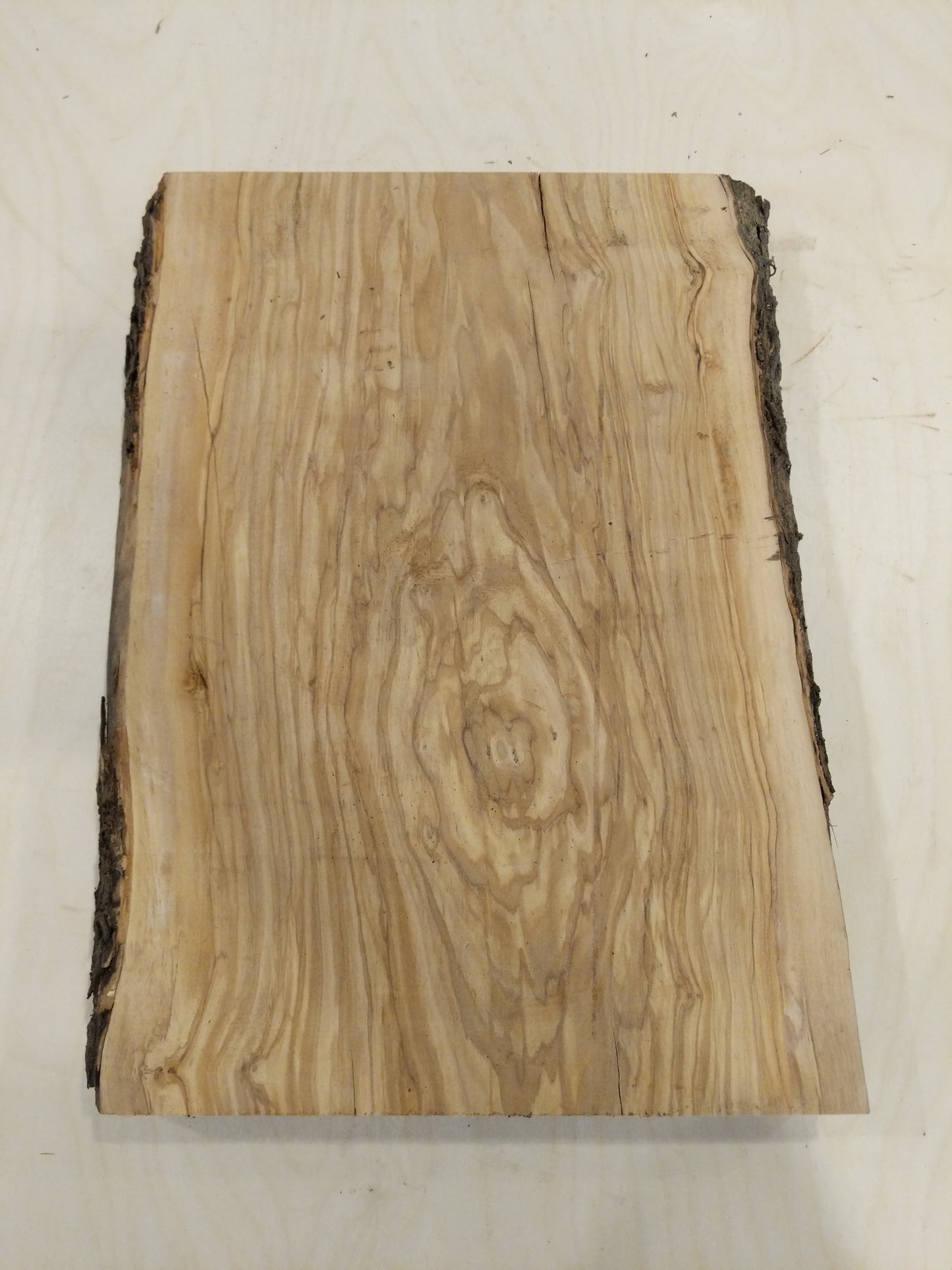 Italian Olive Wood Live Edge Mini Slab