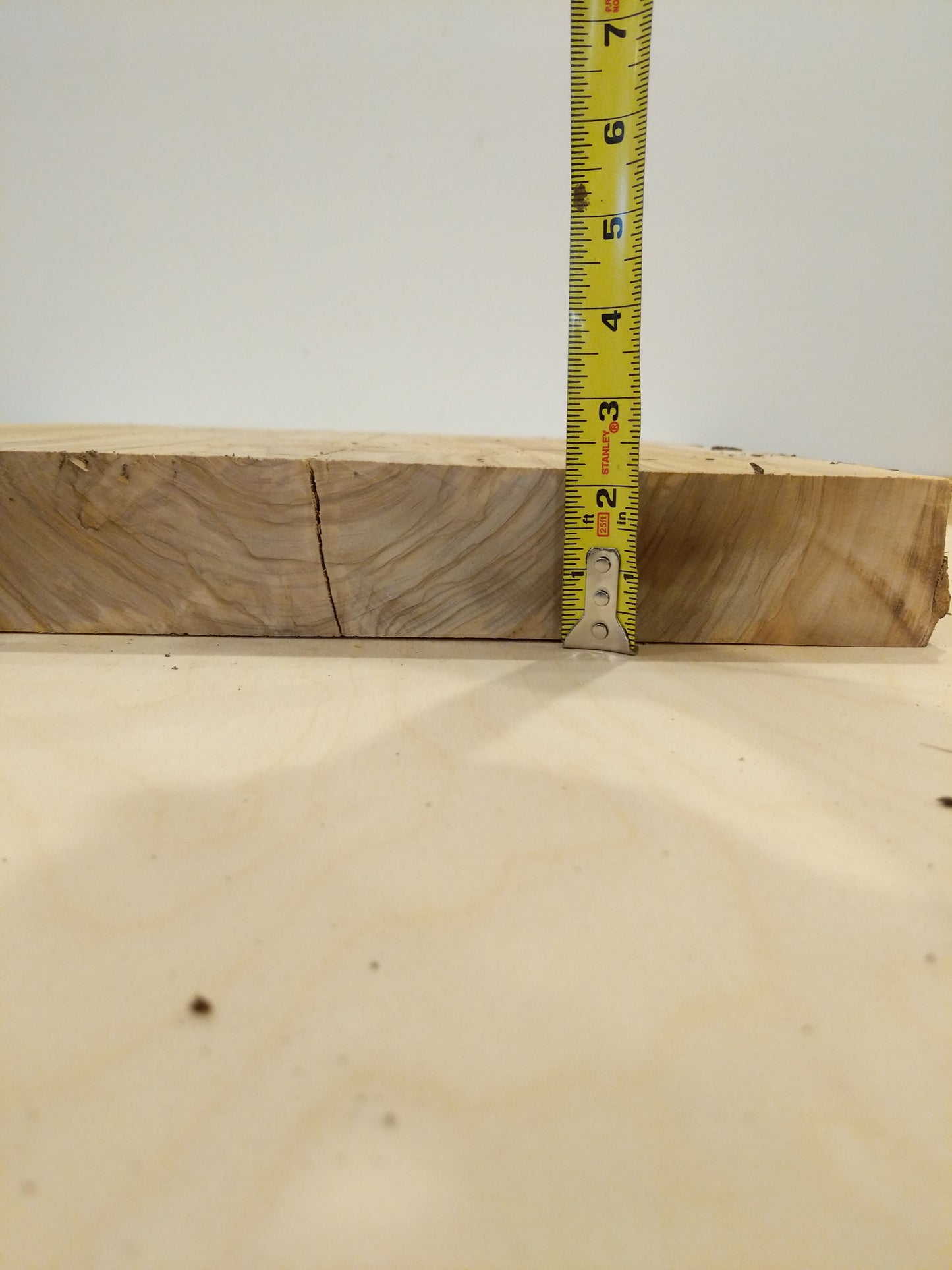 Italian Olive Wood Live Edge Mini Slab