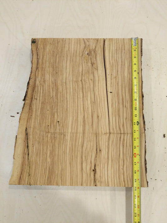 Italian Olive Wood Live Edge Mini Slab