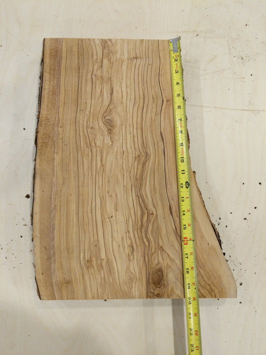 Italian Olive Wood Live Edge Mini Slab