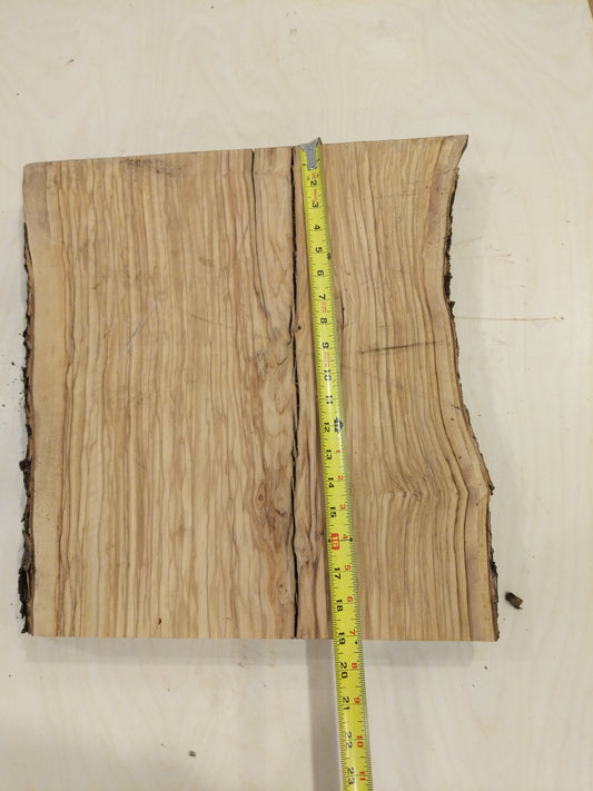 Italian Olive Wood Live Edge Mini Slab