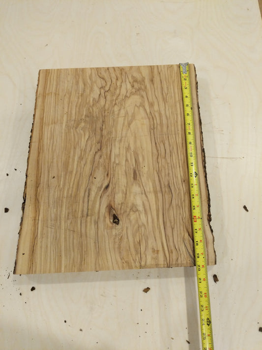 Italian Olive Wood Live Edge Mini Slab