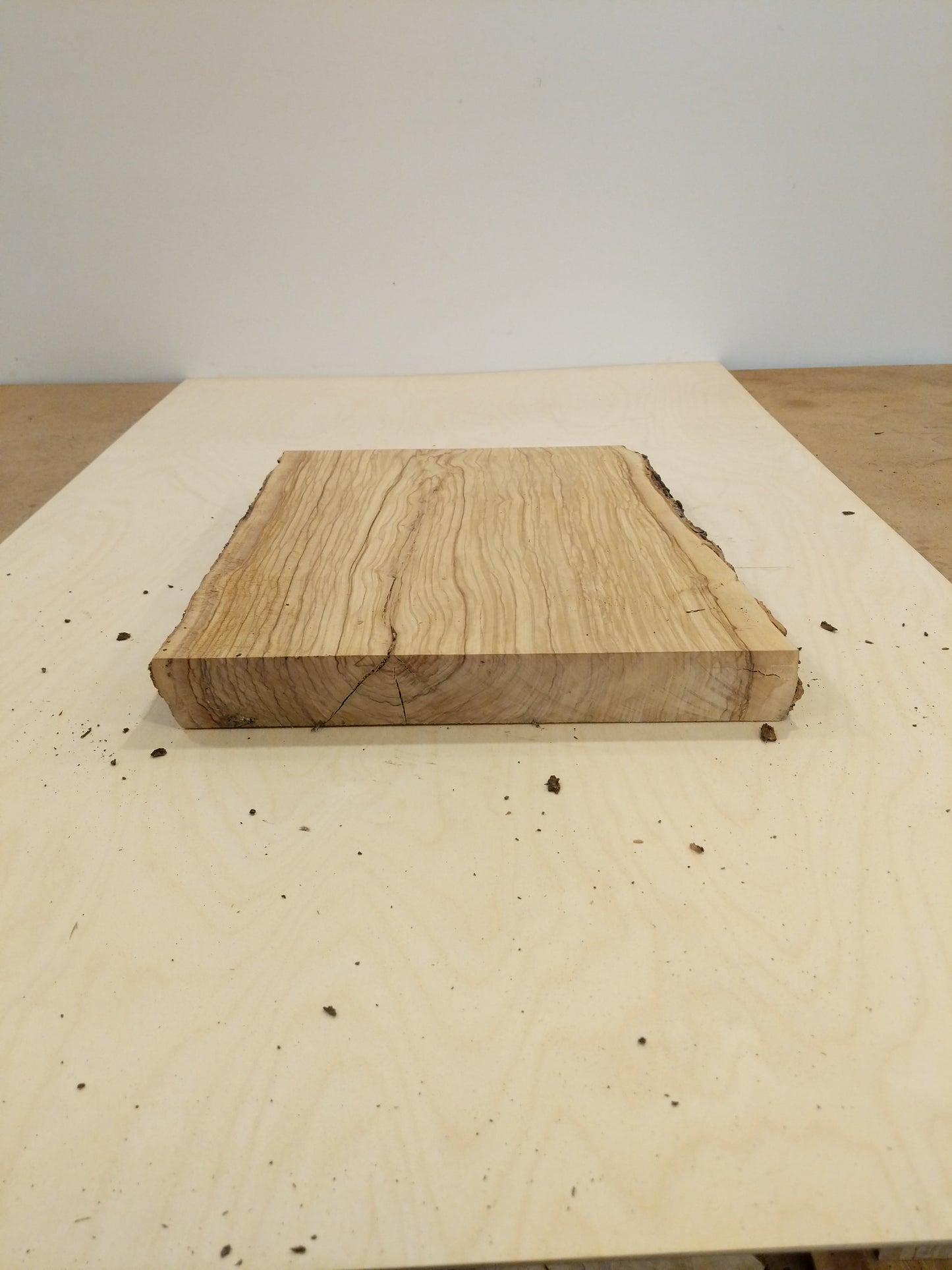 Italian Olive Wood Live Edge Mini Slab