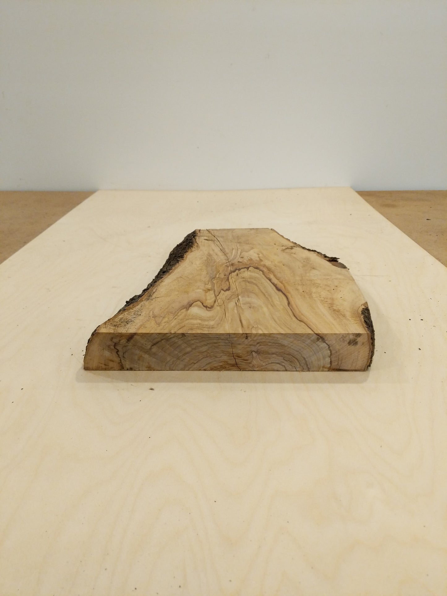 Italian Olive Wood Live Edge Mini Slab