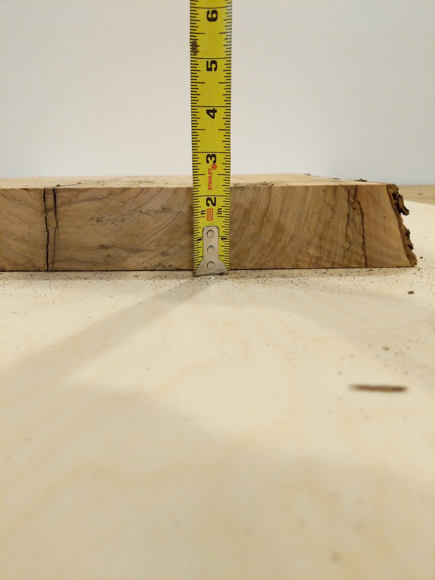 Italian Olive Wood Live Edge Mini Slab