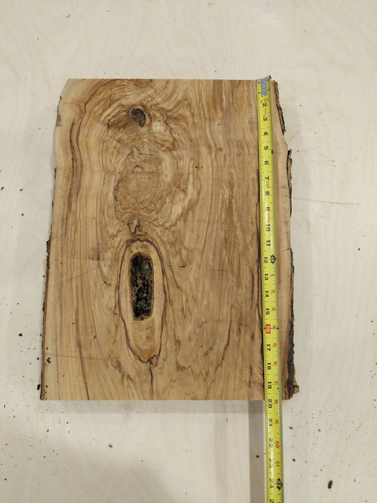 Italian Olive Wood Live Edge Mini Slab