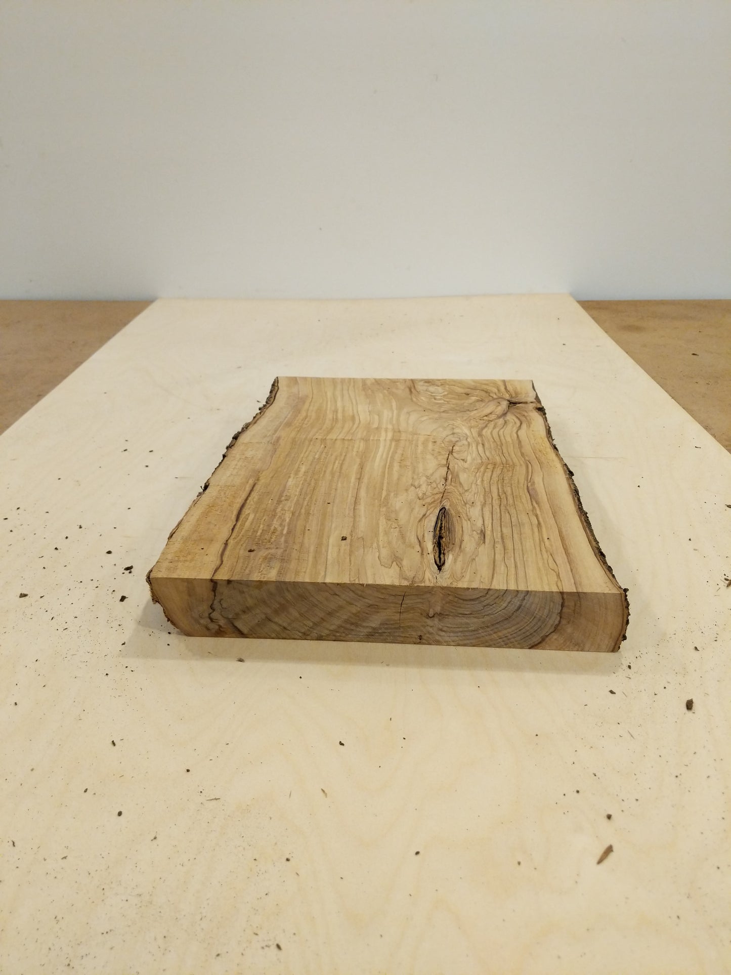 Italian Olive Wood Live Edge Mini Slab