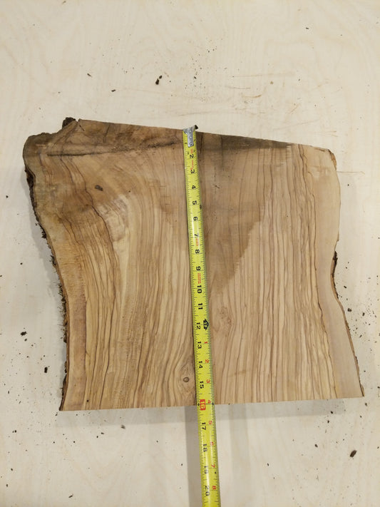 Italian Olive Wood Live Edge Mini Slab