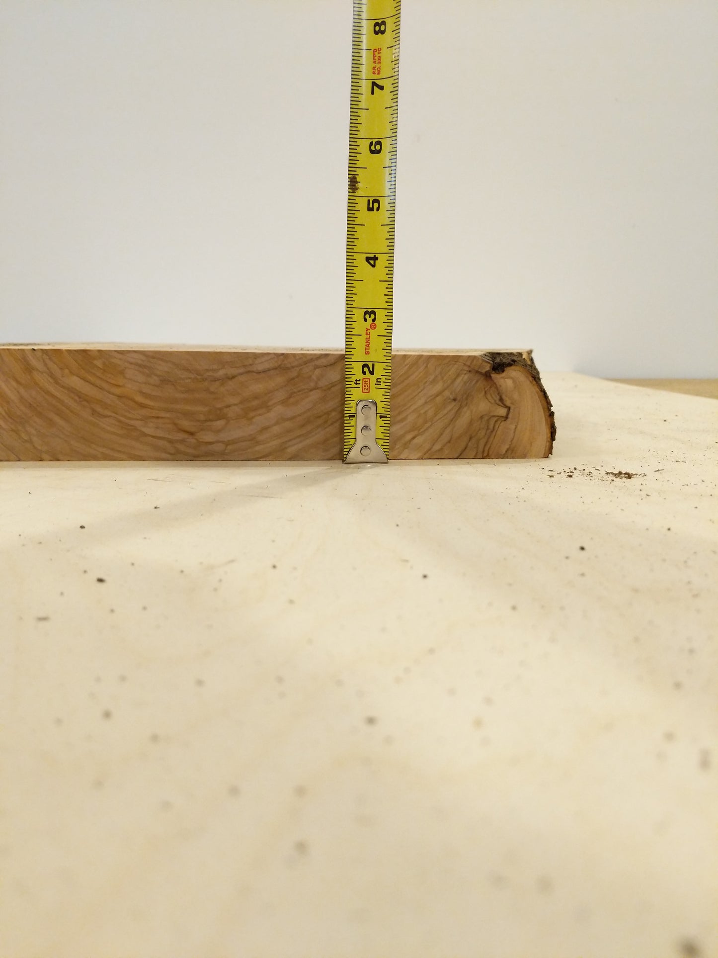 Italian Olive Wood Live Edge Mini Slab
