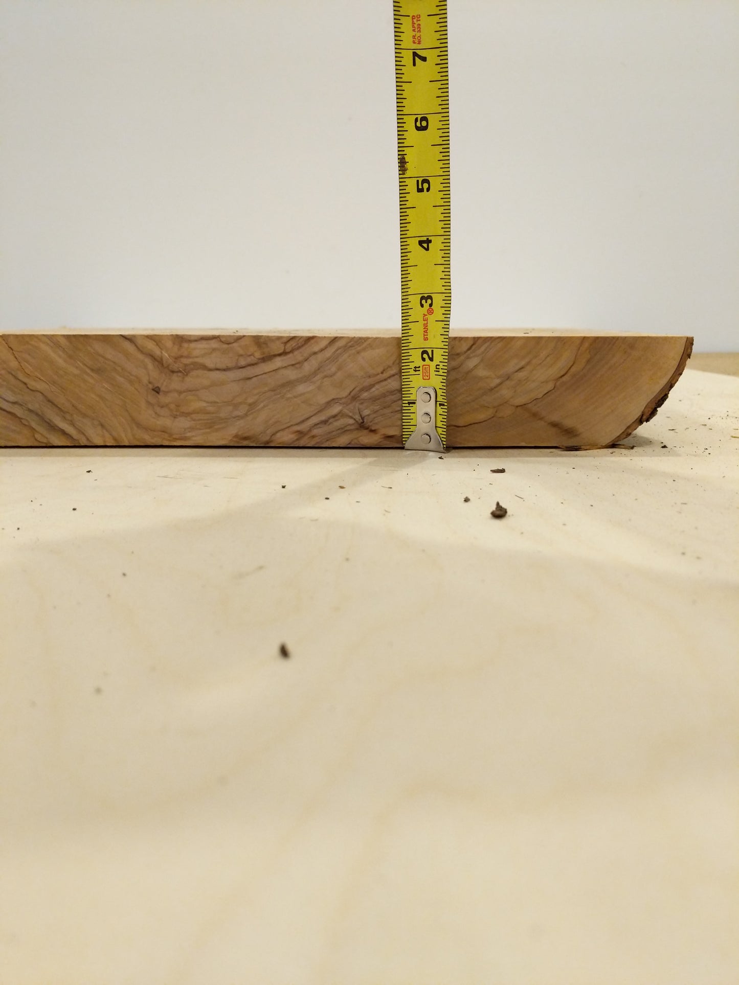 Italian Olive Wood Live Edge Mini Slab