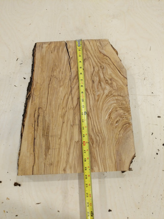 Italian Olive Wood Live Edge Mini Slab