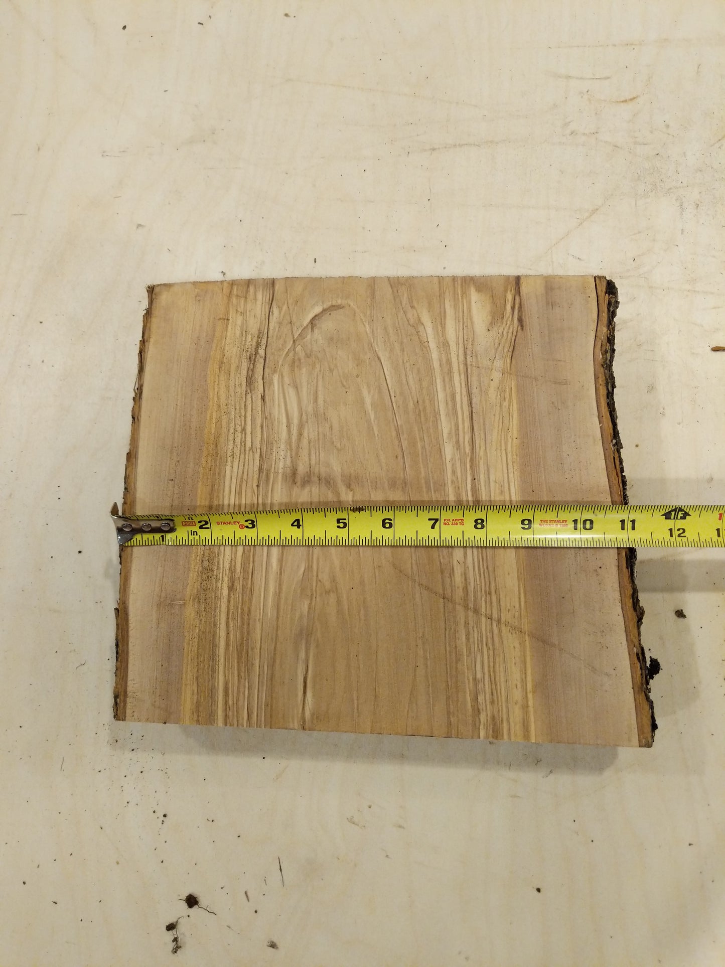 Italian Olive Wood Live Edge Mini Slab