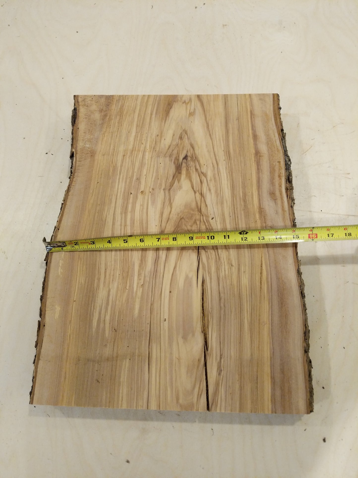 Italian Olive Wood Live Edge Mini Slab