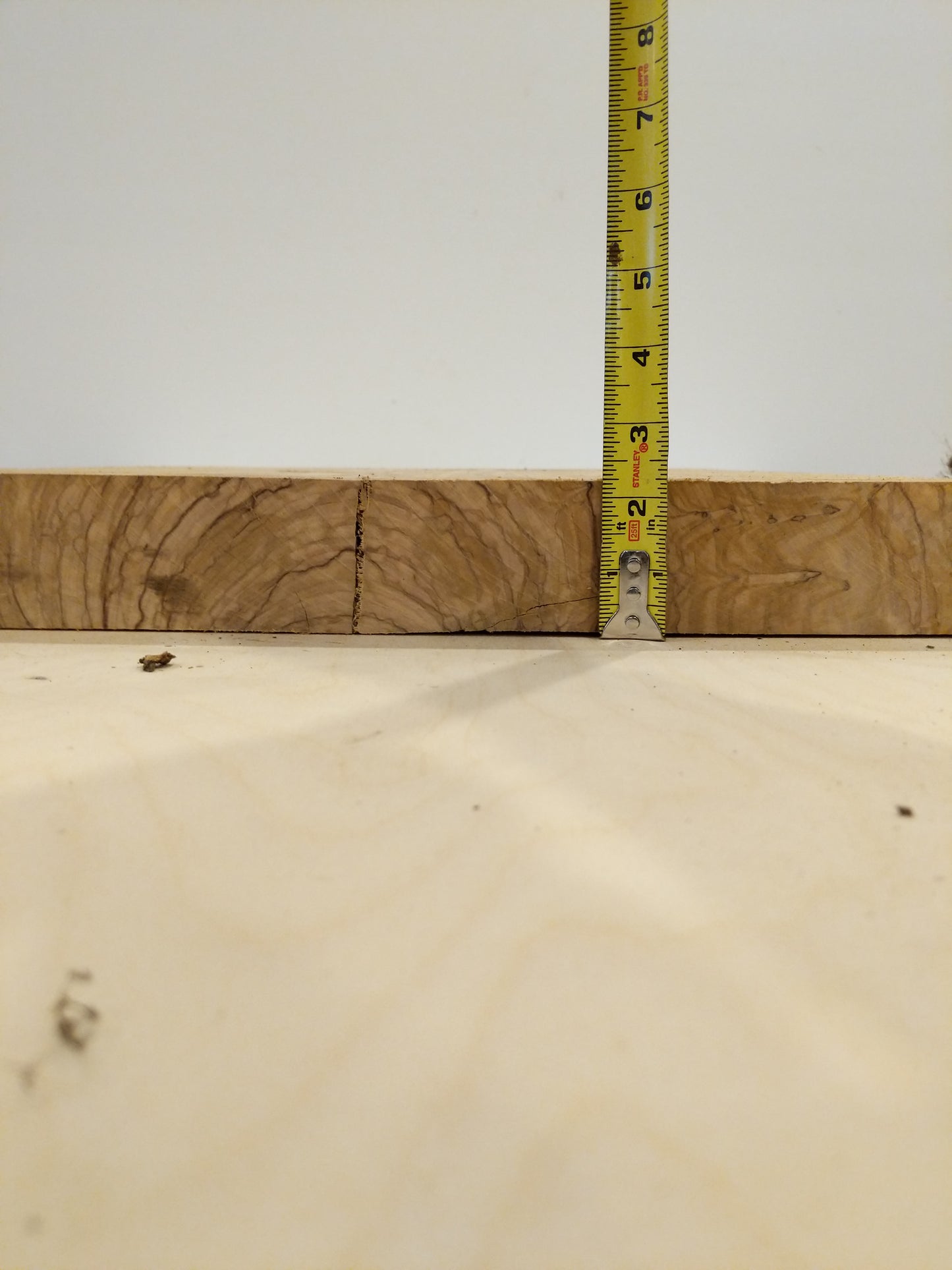 Italian Olive Wood Live Edge Mini Slab