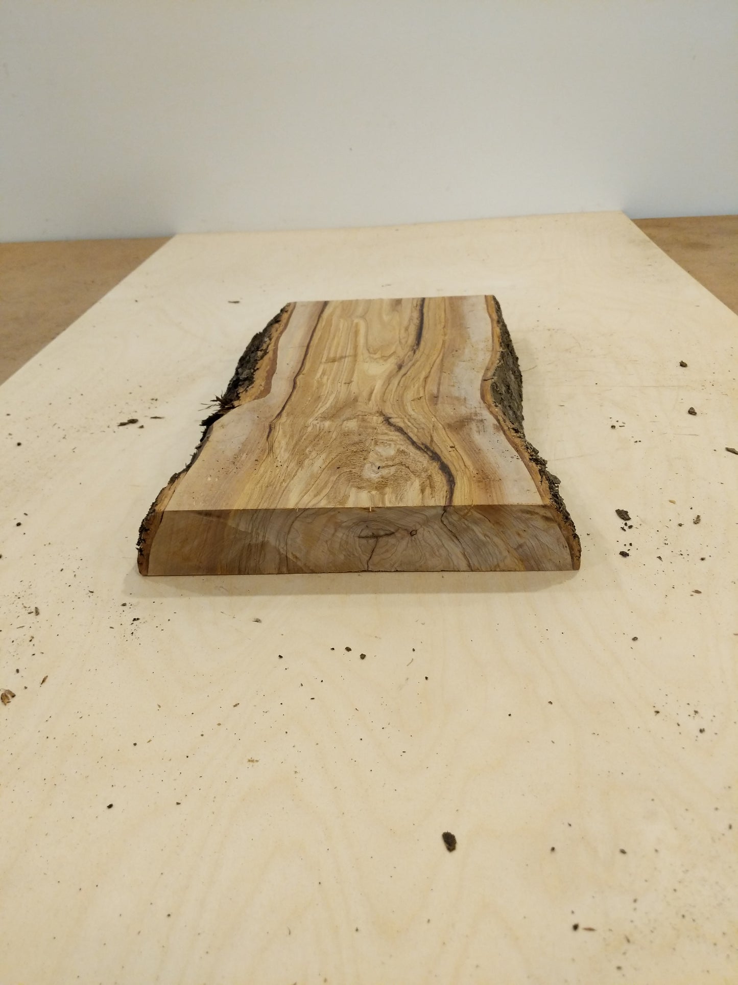 Italian Olive Wood Live Edge Mini Slab