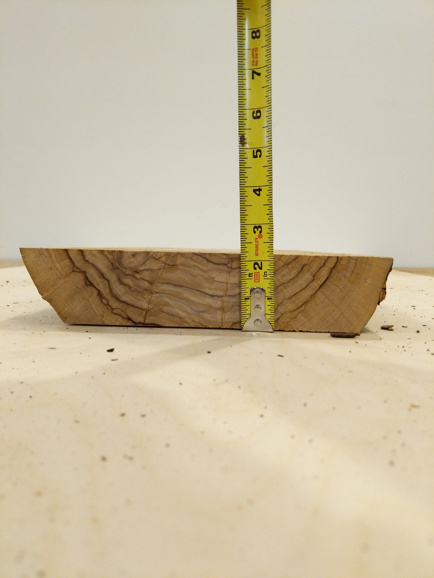 Italian Olive Wood Live Edge Mini Slab