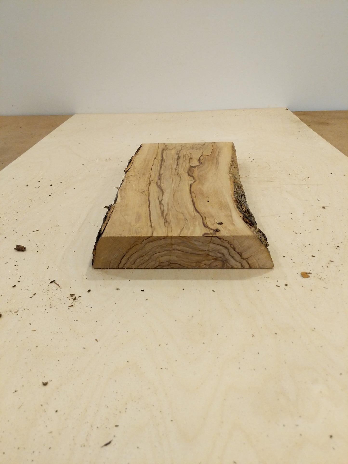 Italian Olive Wood Live Edge Mini Slab