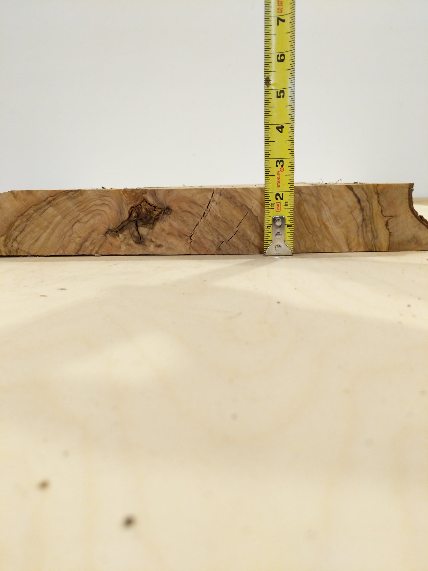 Italian Olive Wood Live Edge Mini Slab