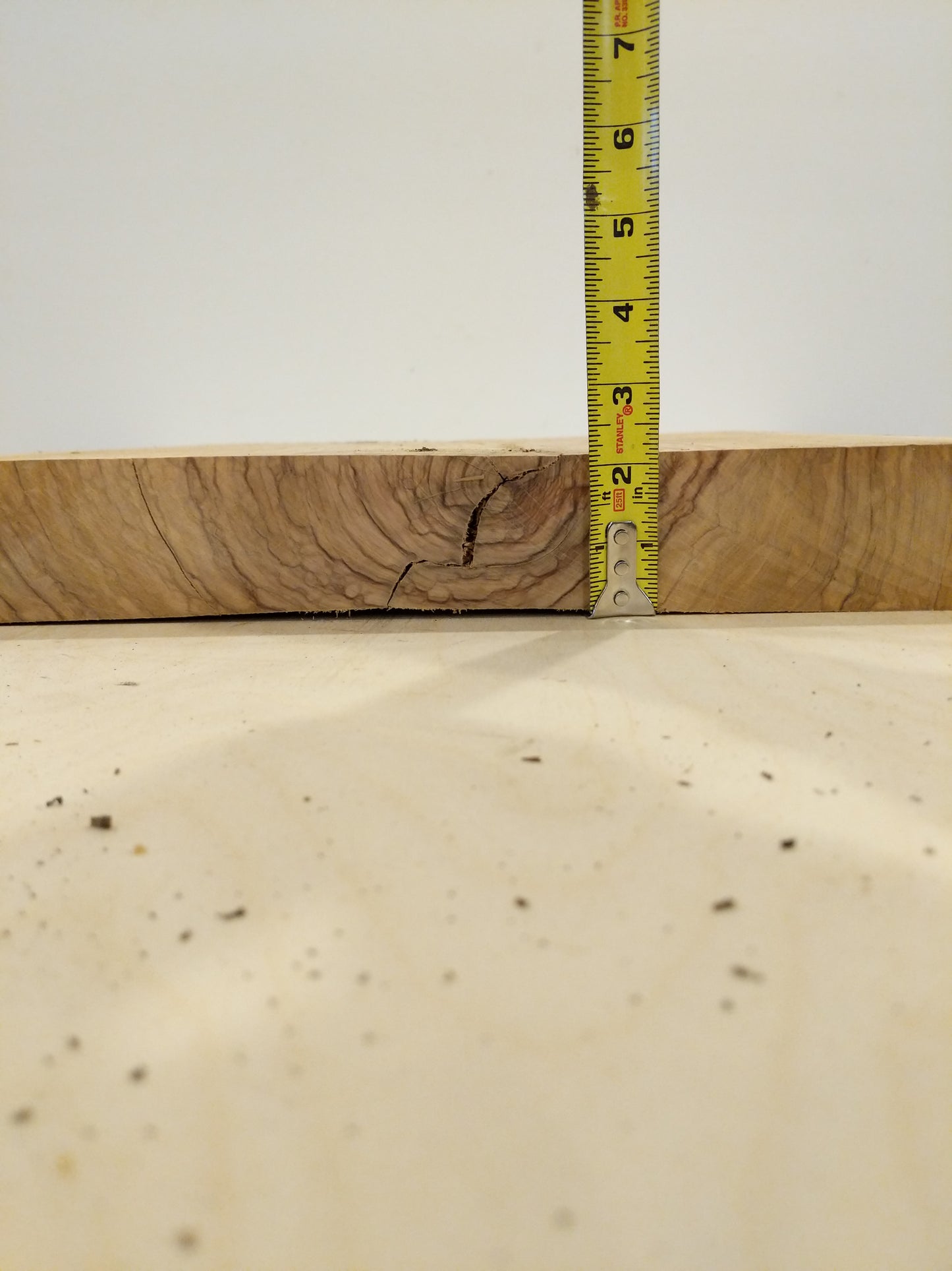 Italian Olive Wood Live Edge Mini Slab