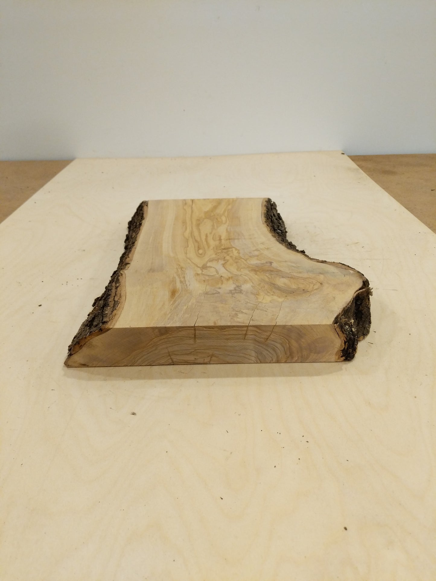 Italian Olive Wood Live Edge Mini Slab