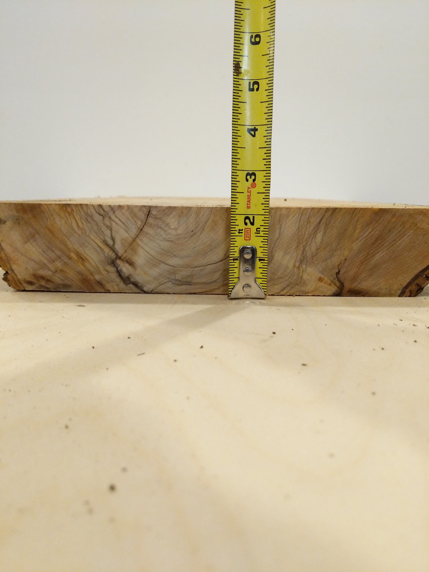 Italian Olive Wood Live Edge Mini Slab