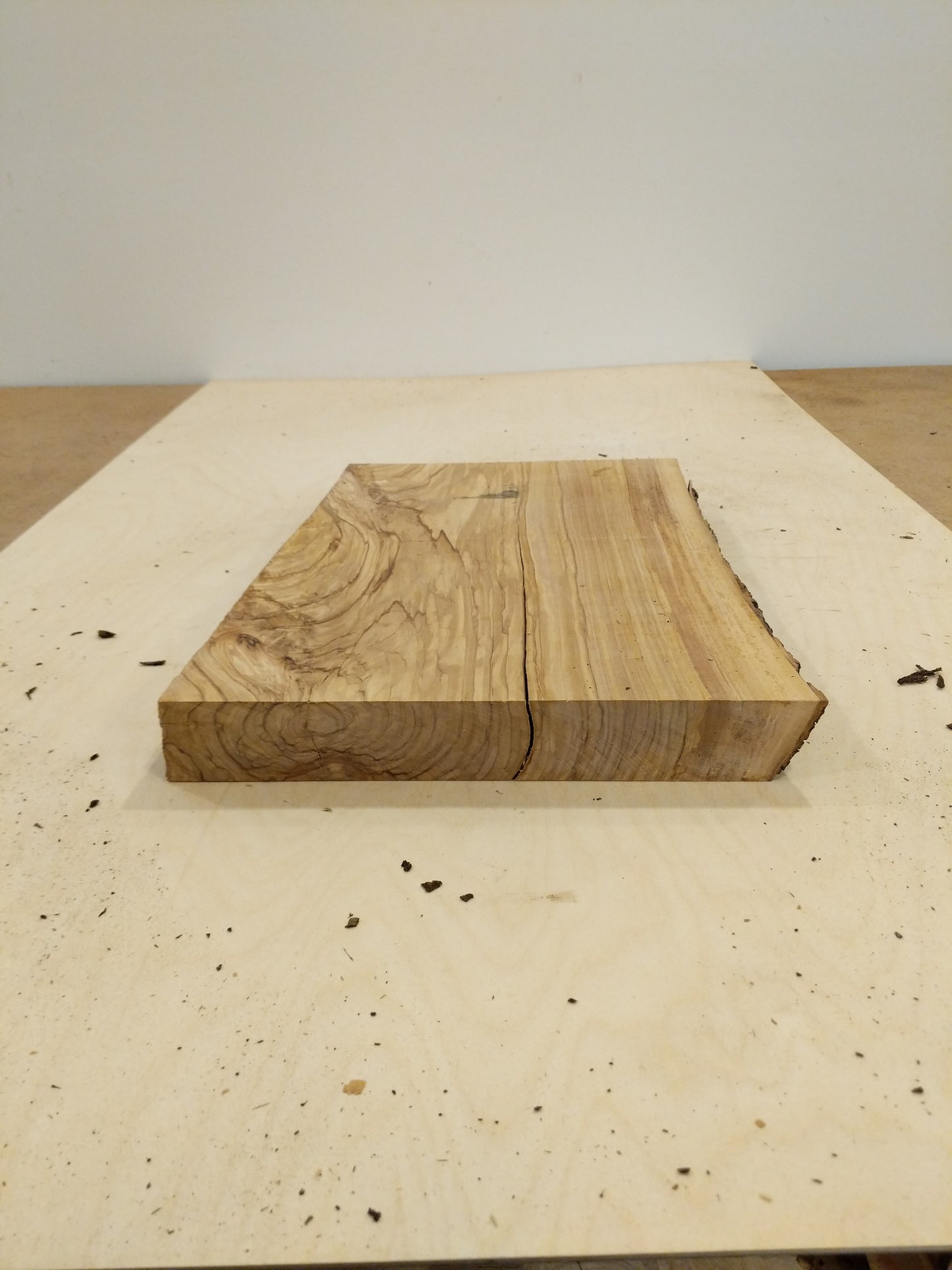 Italian Olive Wood Live Edge Mini Slab