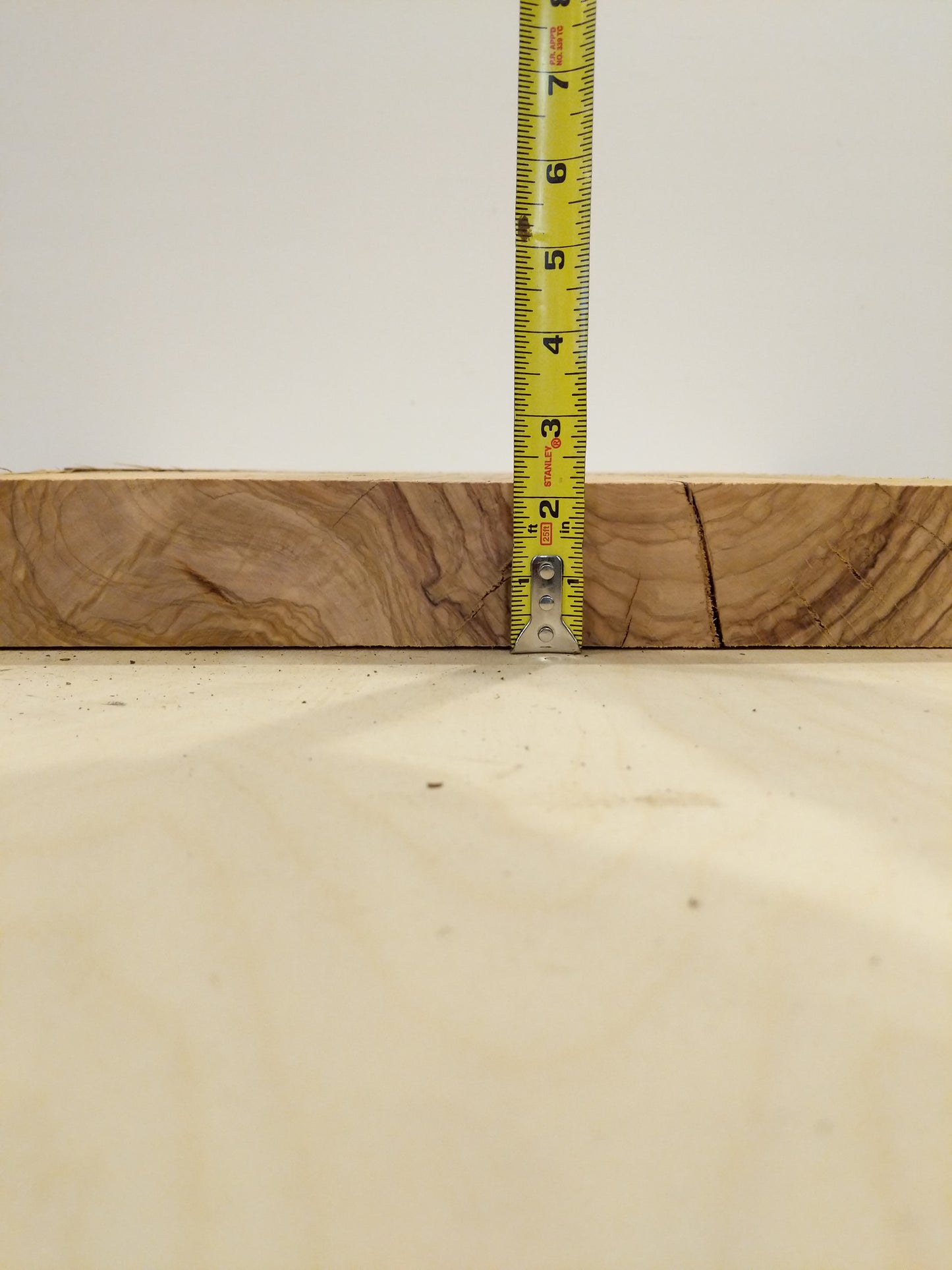 Italian Olive Wood Live Edge Mini Slab