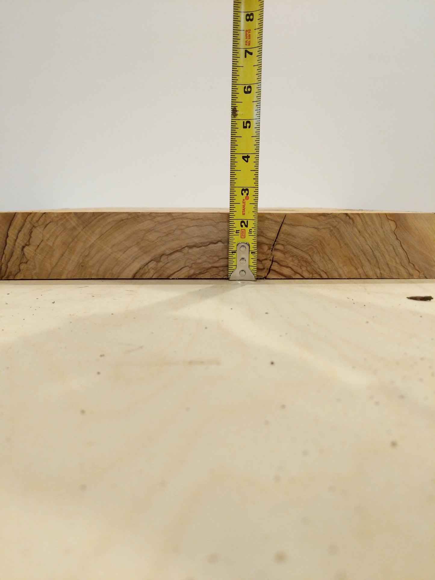 Italian Olive Wood Live Edge Mini Slab