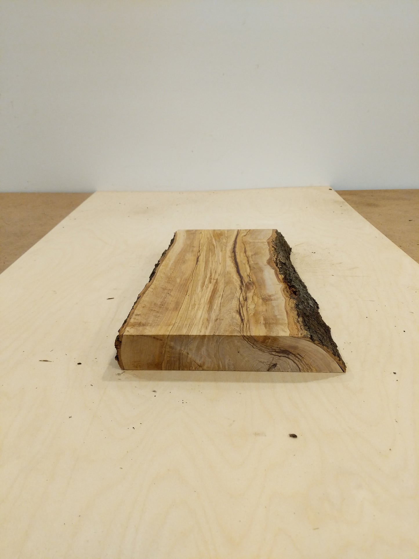 Italian Olive Wood Live Edge Mini Slab