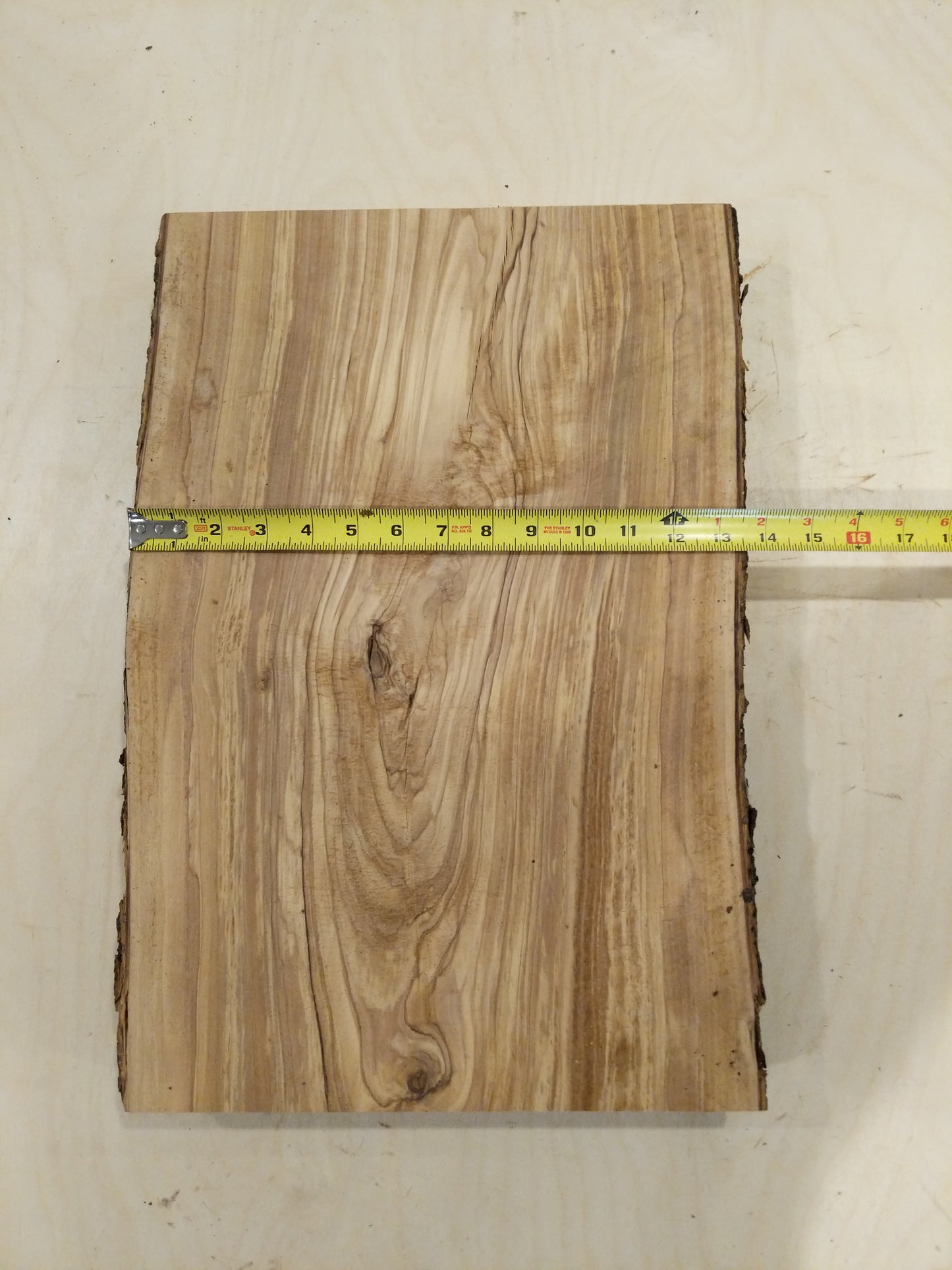 Italian Olive Wood Live Edge Mini Slab